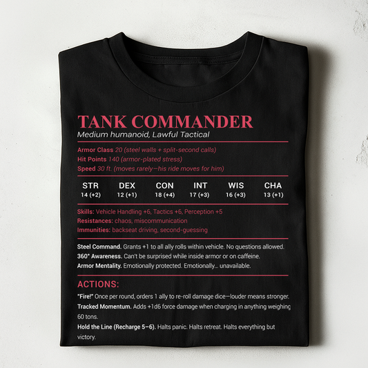 Tank Commander Classic Unisex T-Shirt