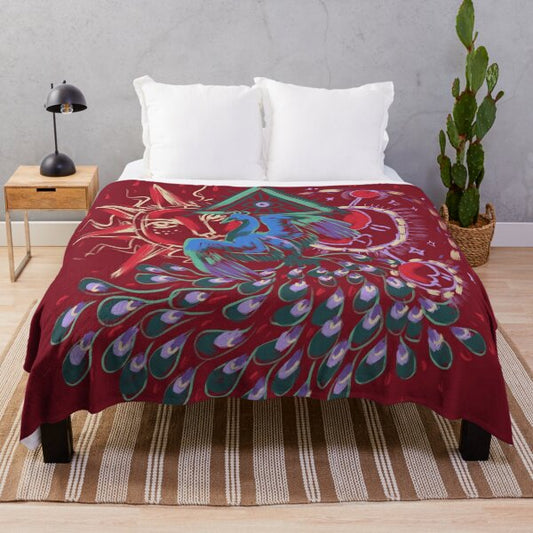 Mollymauk Back Of Coat Fleece Blanket