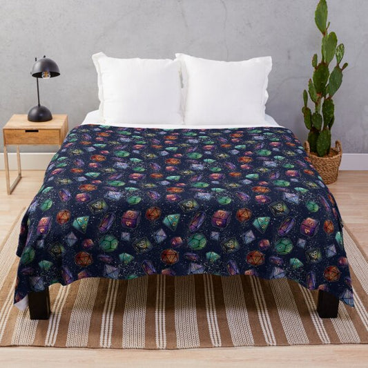 Galaxy Of Dices Fleece Blanket