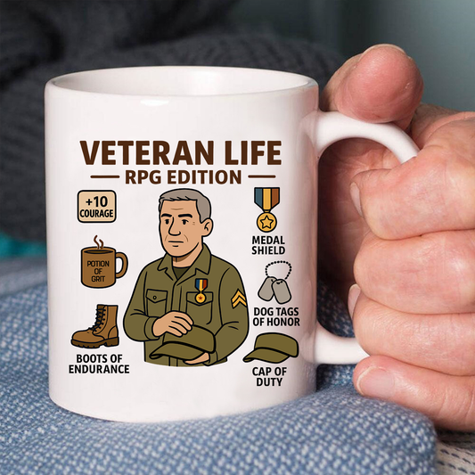 Veteran Life RPG Edition Mug