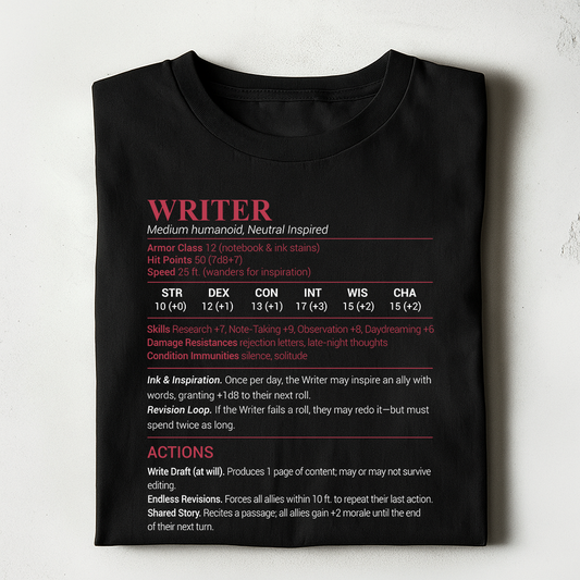 Writer Classic Unisex T-Shirt