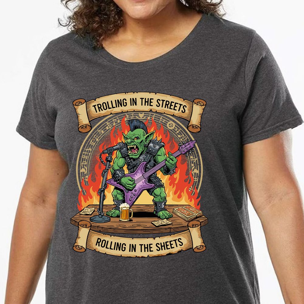 Trolling in the Streets Ladies Curvy Jersey - model - 0