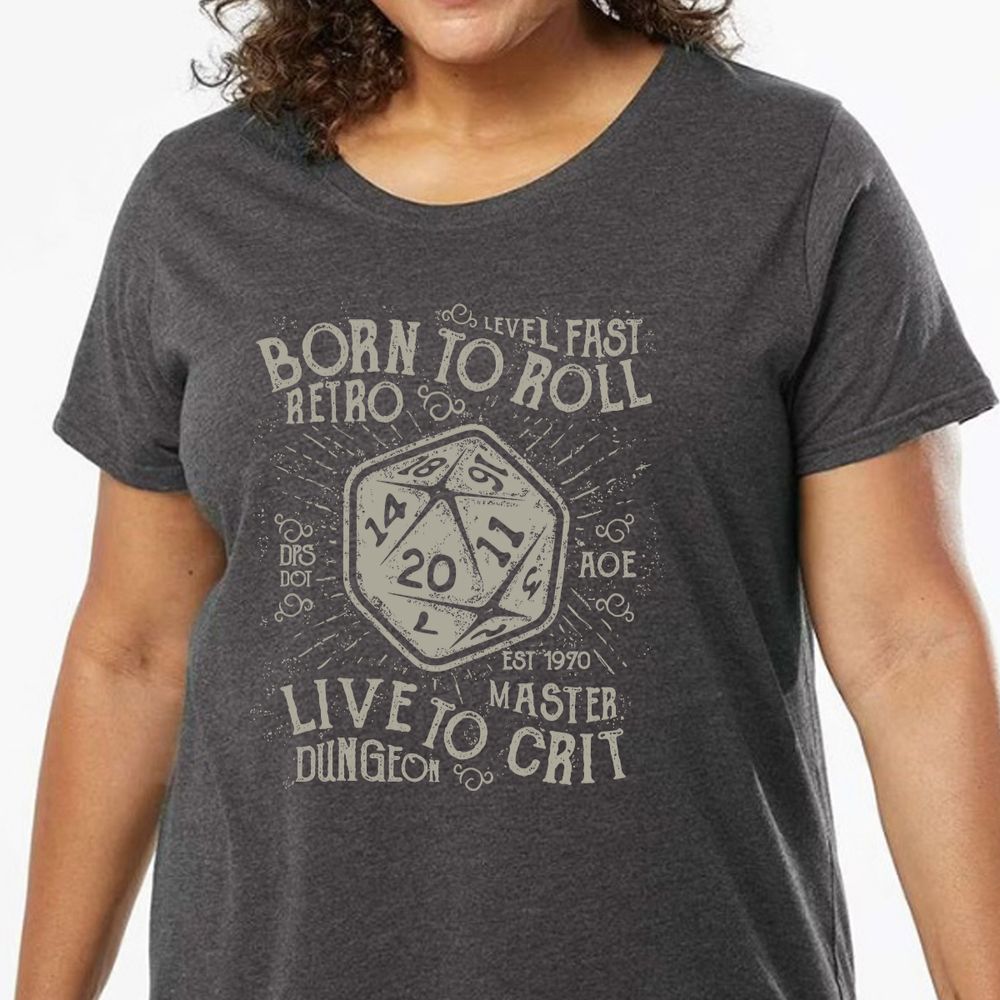 Born To Roll Live To Crit Ladies Curvy Jersey - model - 0