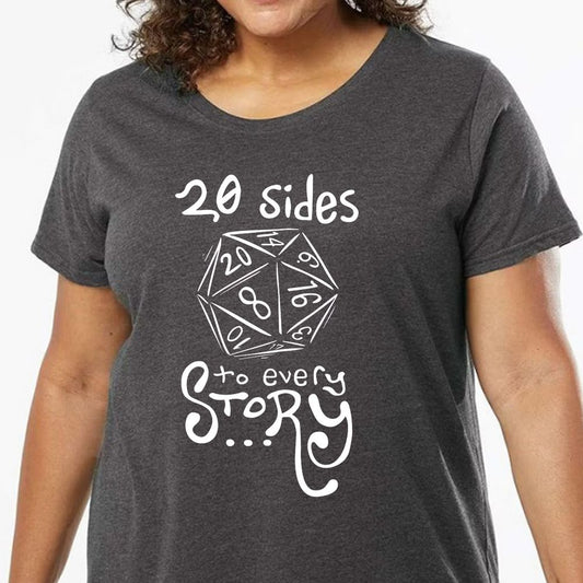 20 Sides to Every Story Ladies Curvy Jersey - model - 0