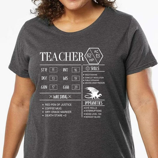 Teacher New Ladies Curvy Jersey - model - 0