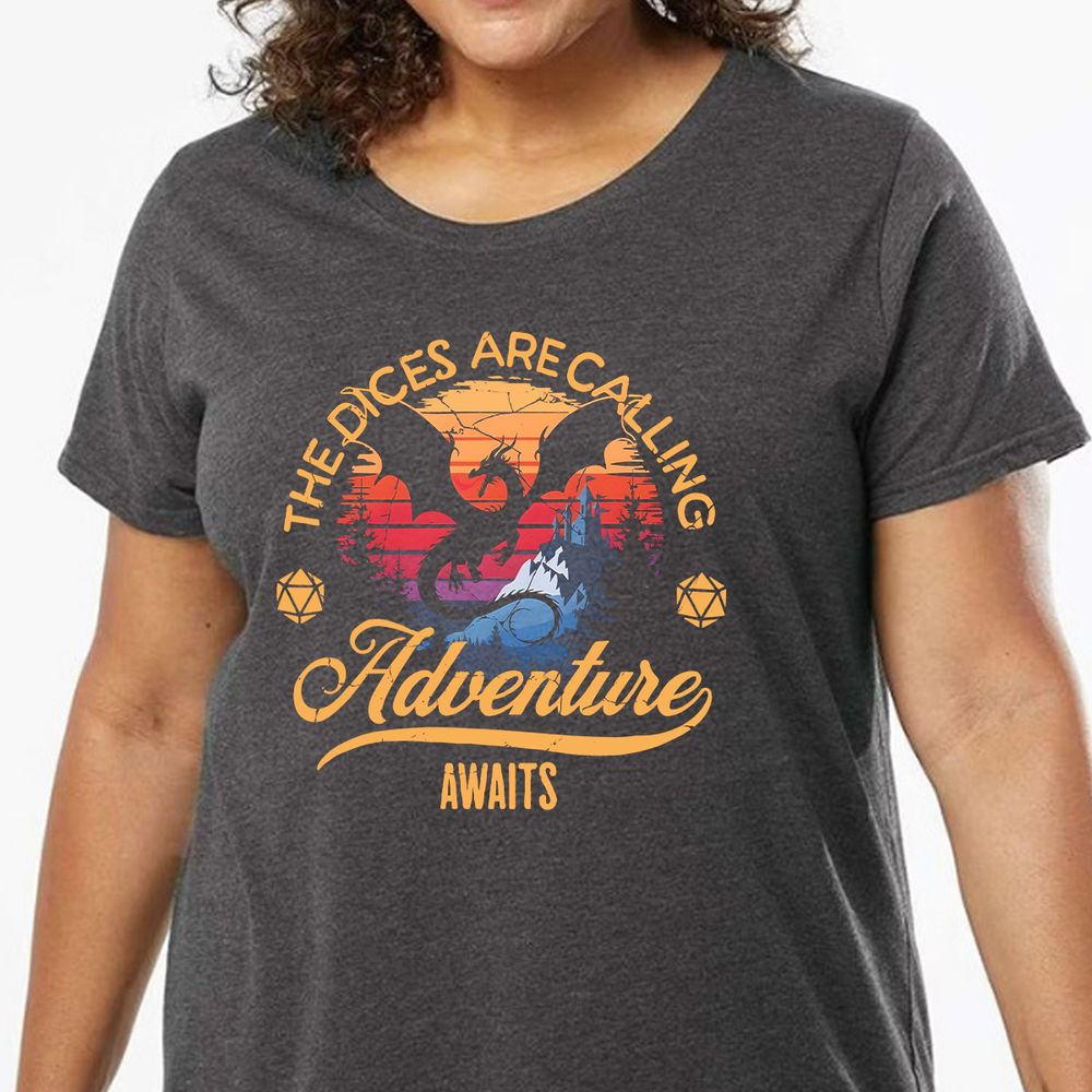 The Dices Are Calling Ladies Curvy Jersey - model - 0