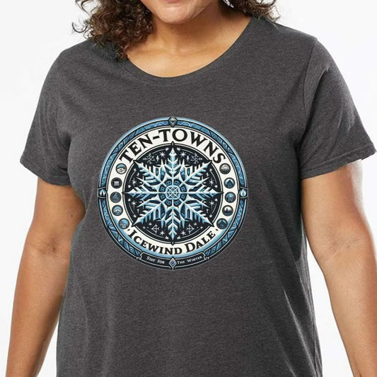 Ten-Towns Icewind Dale Ladies Curvy Jersey - model - 0