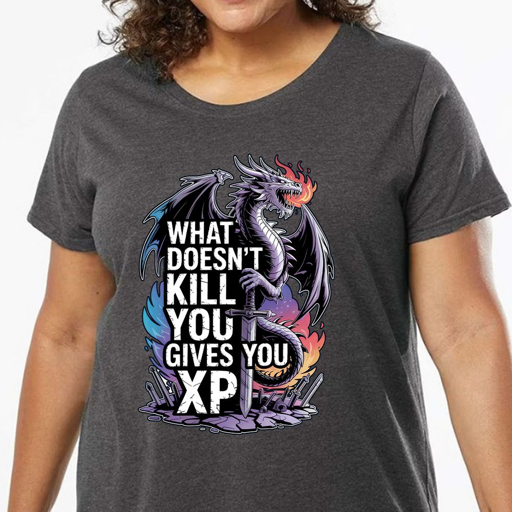 What Doesn't Kill You Dragon Ladies Curvy Jersey - model - 0