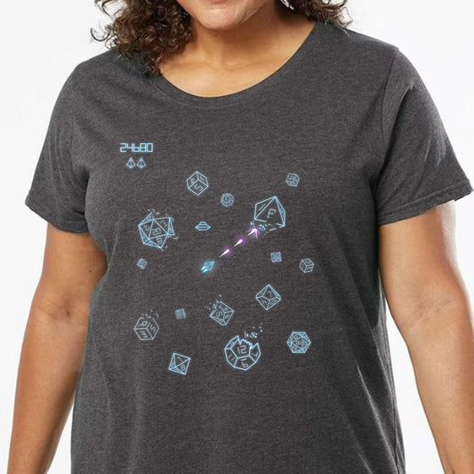 The Dices Game Ladies Curvy Jersey - model - 0