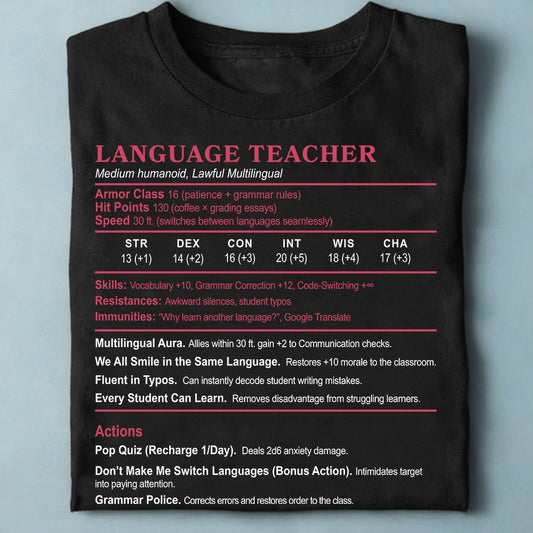 Language Teacher Classic Unisex T-Shirt