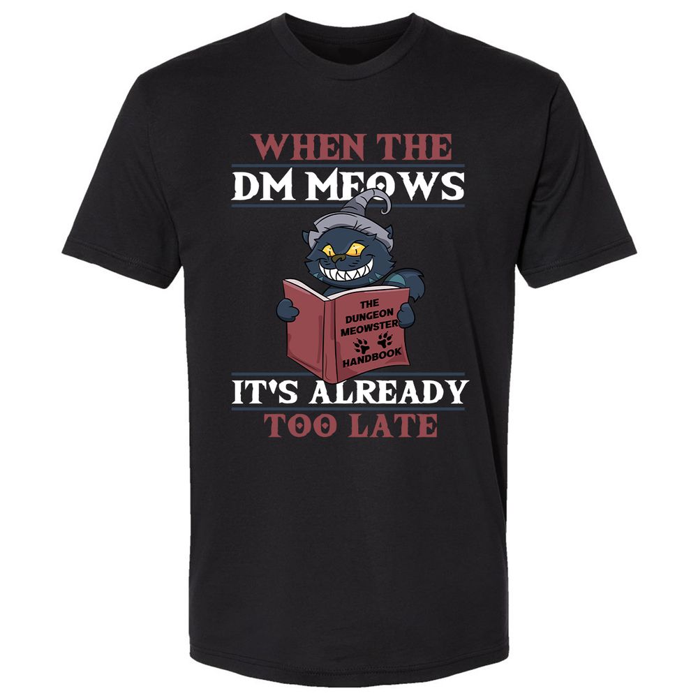 When The DM Meow Premium Unisex T-Shirt - Black - 1