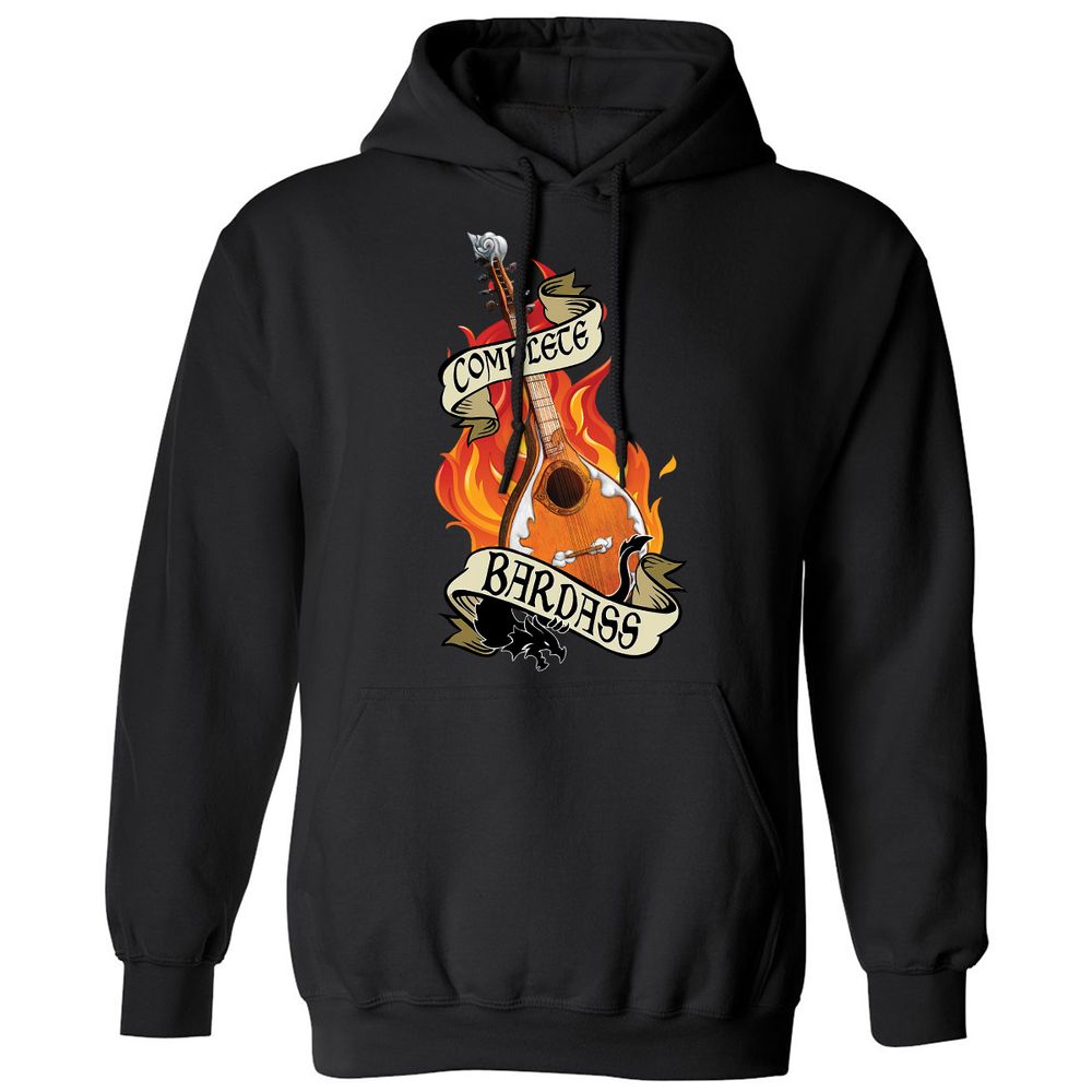 Complete Bardass Classic Unisex Hoodie - Black - 1
