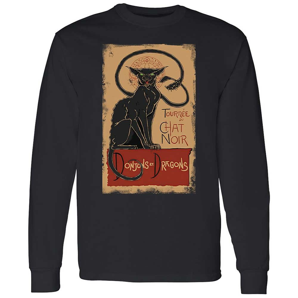 Tournee Du Chat Noir Long Sleeve T-Shirt - Black - 1