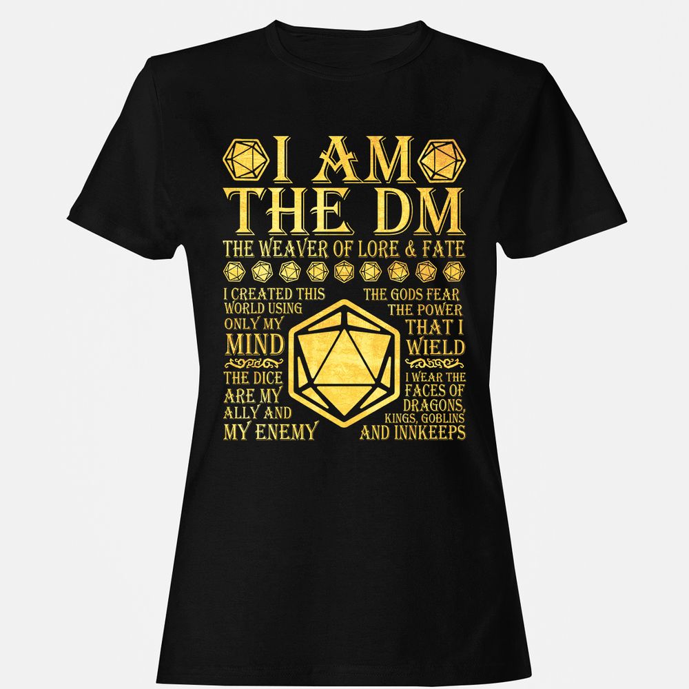 I Am The DM Women's T-Shirt - Black - 1