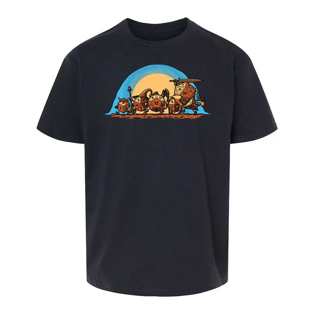 The Fellowship Of The Dice Kids T-Shirt - Black - 1