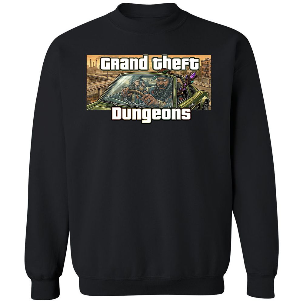 Grand Theft Dungeons Classic Unisex Sweatshirt - Black - 1
