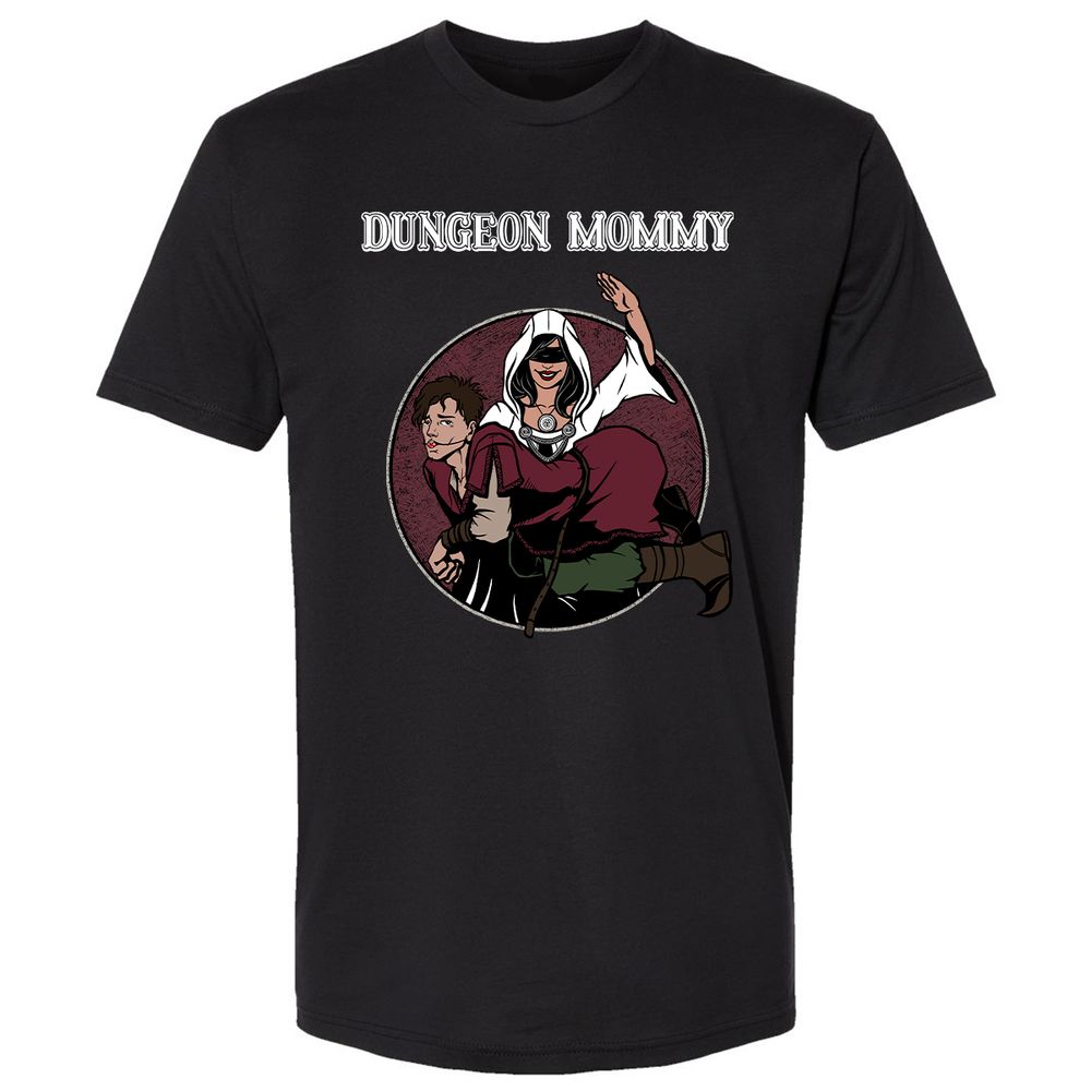 Dominant Dungeon Mommy Premium Unisex T-Shirt - Black - 1