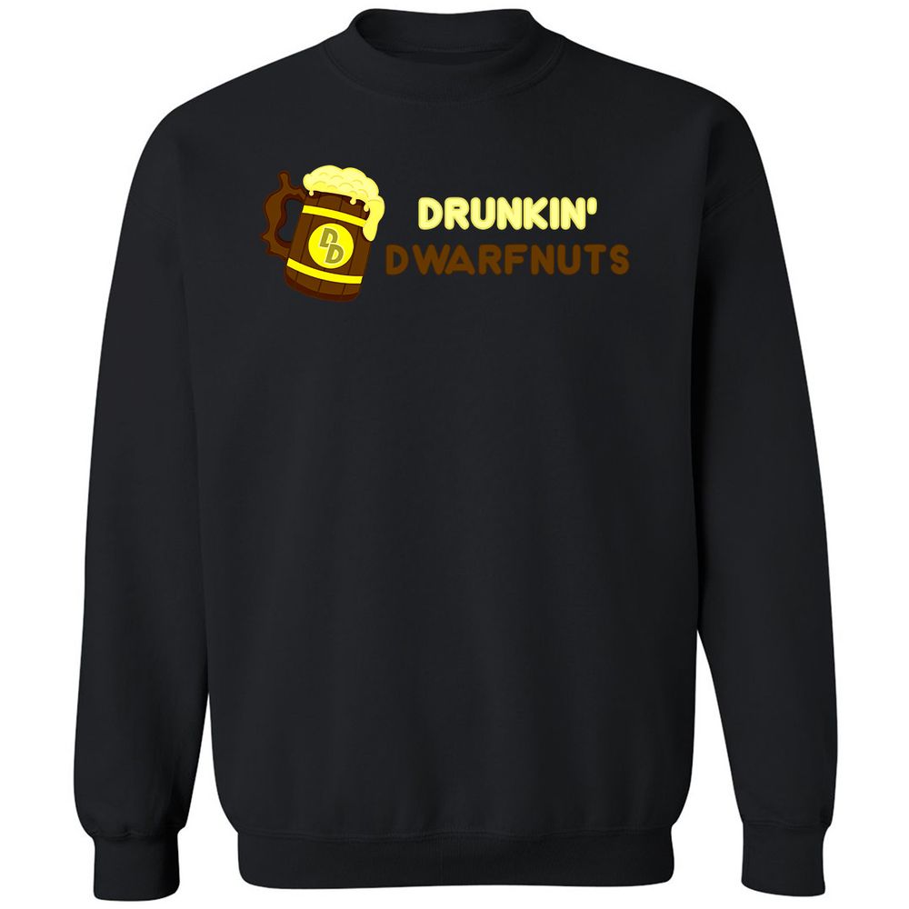 Drunkin' Dwartnuts Classic Unisex Sweatshirt - Black - 1