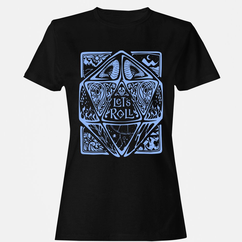 Let's Roll Women's T-Shirt - Black - 1