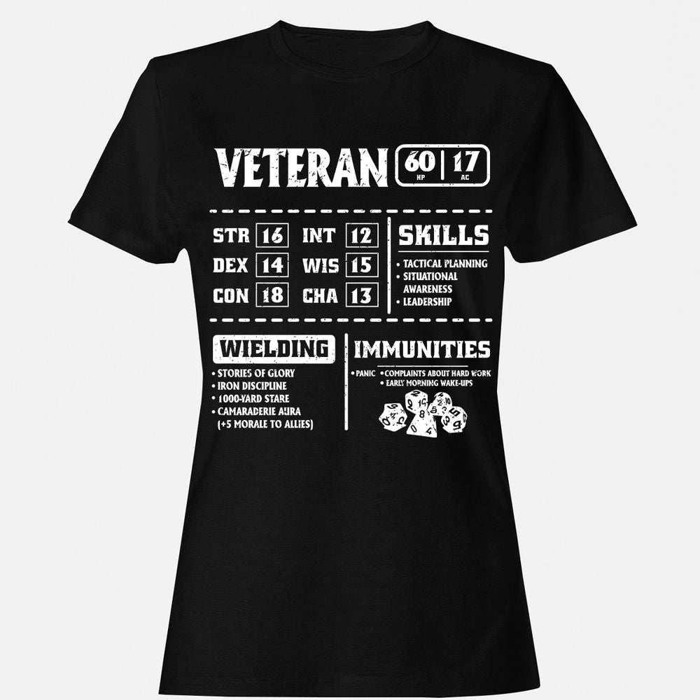 Veteran New Ver. Women's T-Shirt - Black - 1