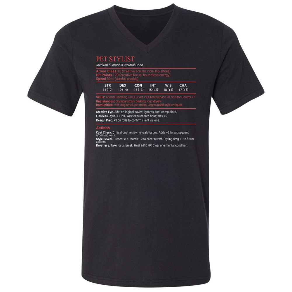 Pet Stylist Stats Block - Black - 1