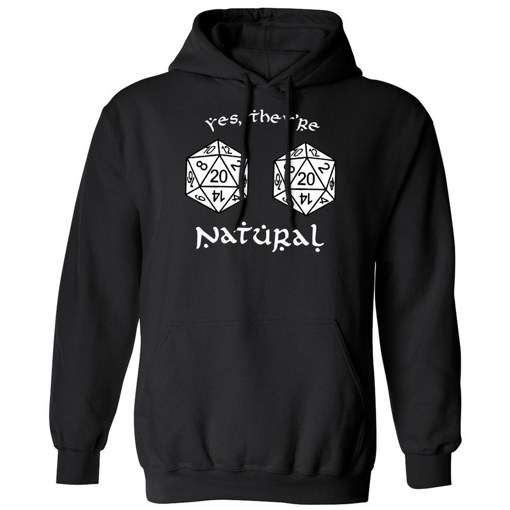 They Are Natural Classic Unisex Hoodie - Black - 1