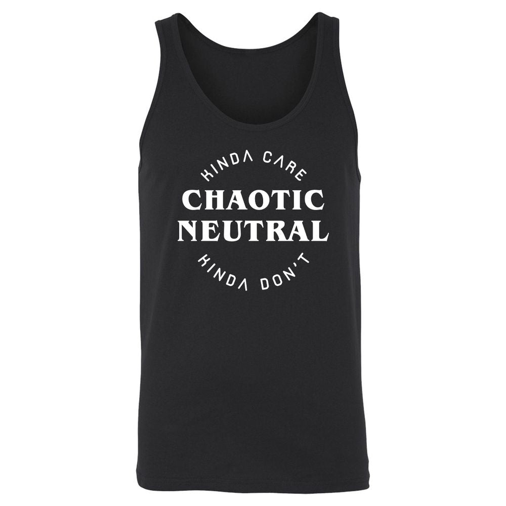Chaotic Neutral Unisex Jersey Tank - Black - 1