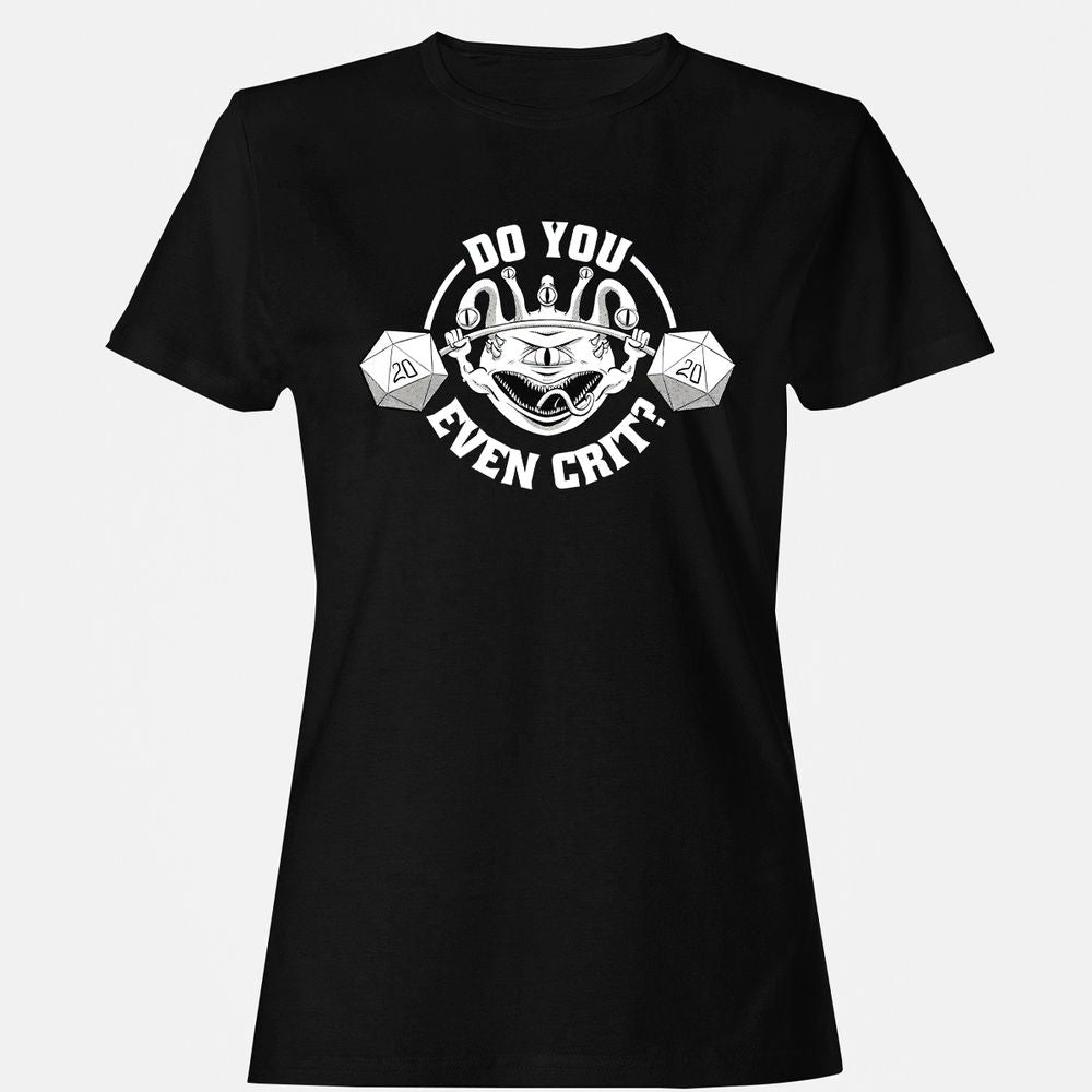 Do You Even Crit Women's T-Shirt - Black - 1