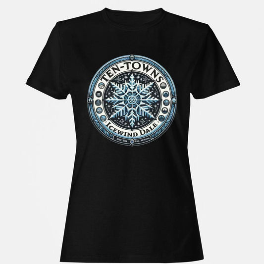 Ten-Towns Icewind Dale Women's T-Shirt - Black - 1