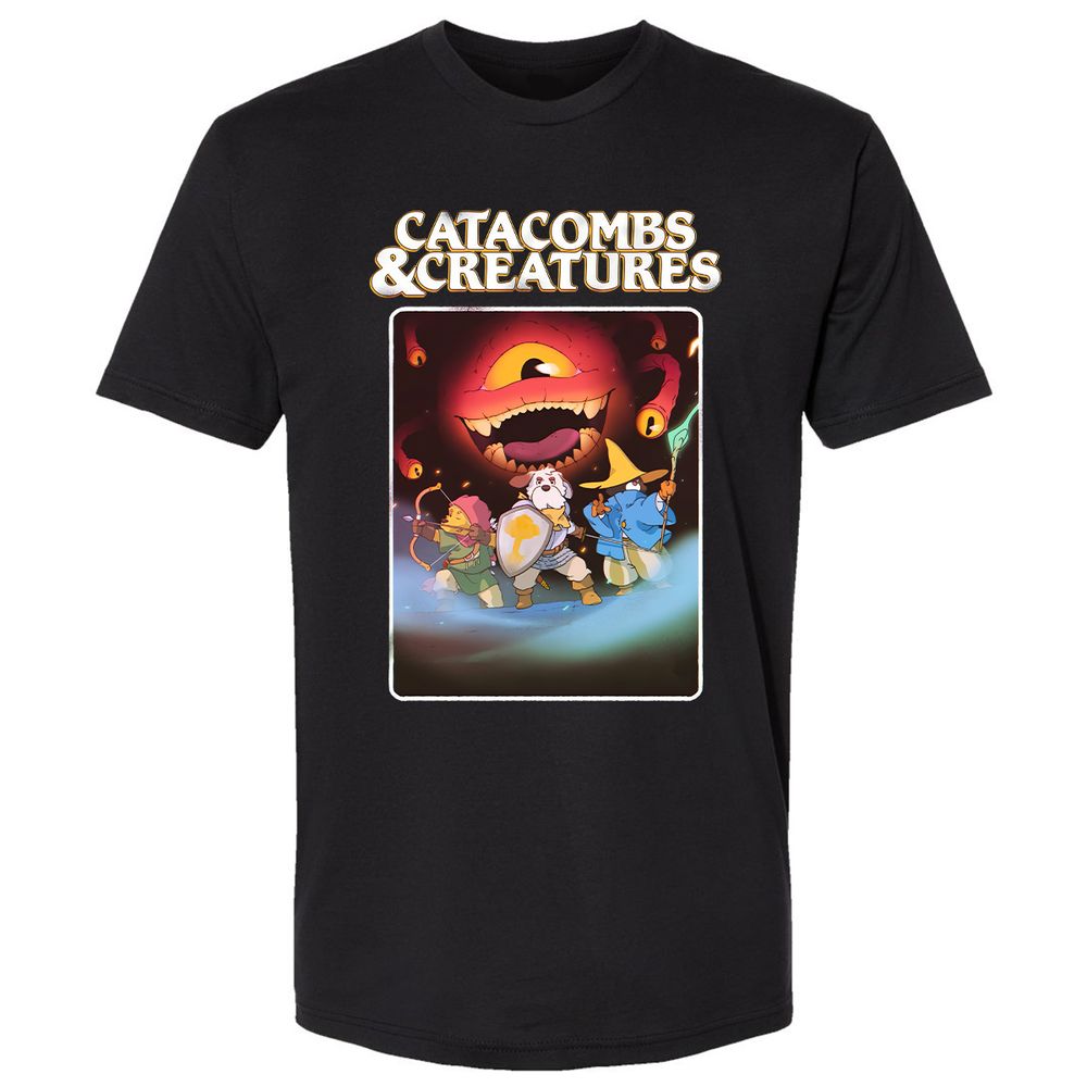 Catacombs & Creatures Premium Unisex T-Shirt - Black - 1