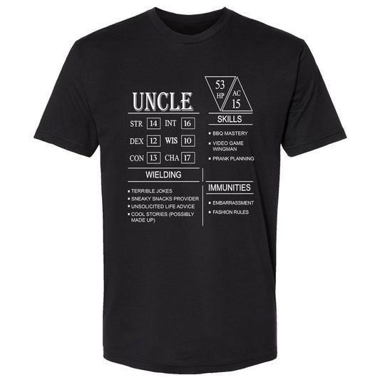 Uncle Stats Premium Unisex T-Shirt - Black - 1