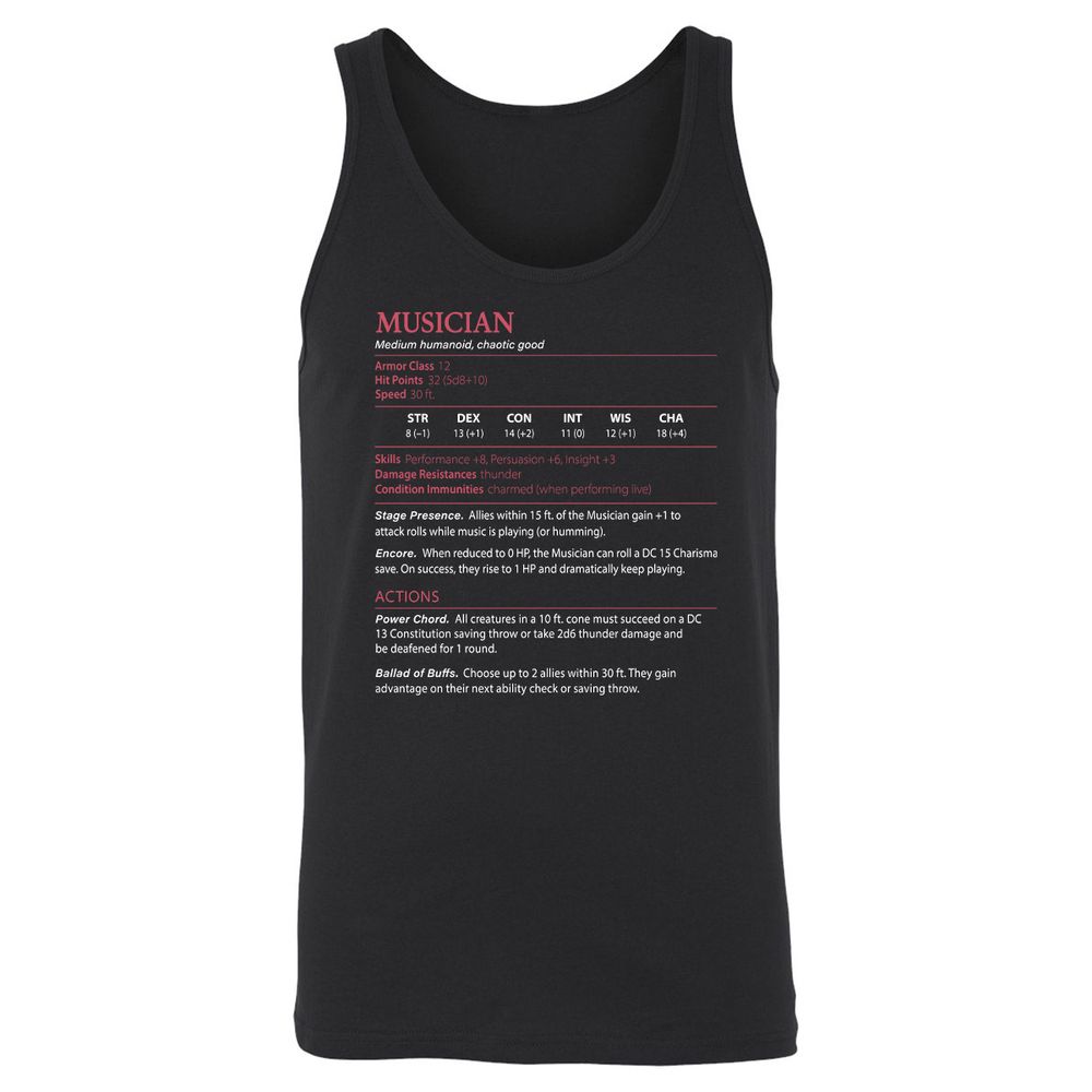 Musician Stats - Black - 1