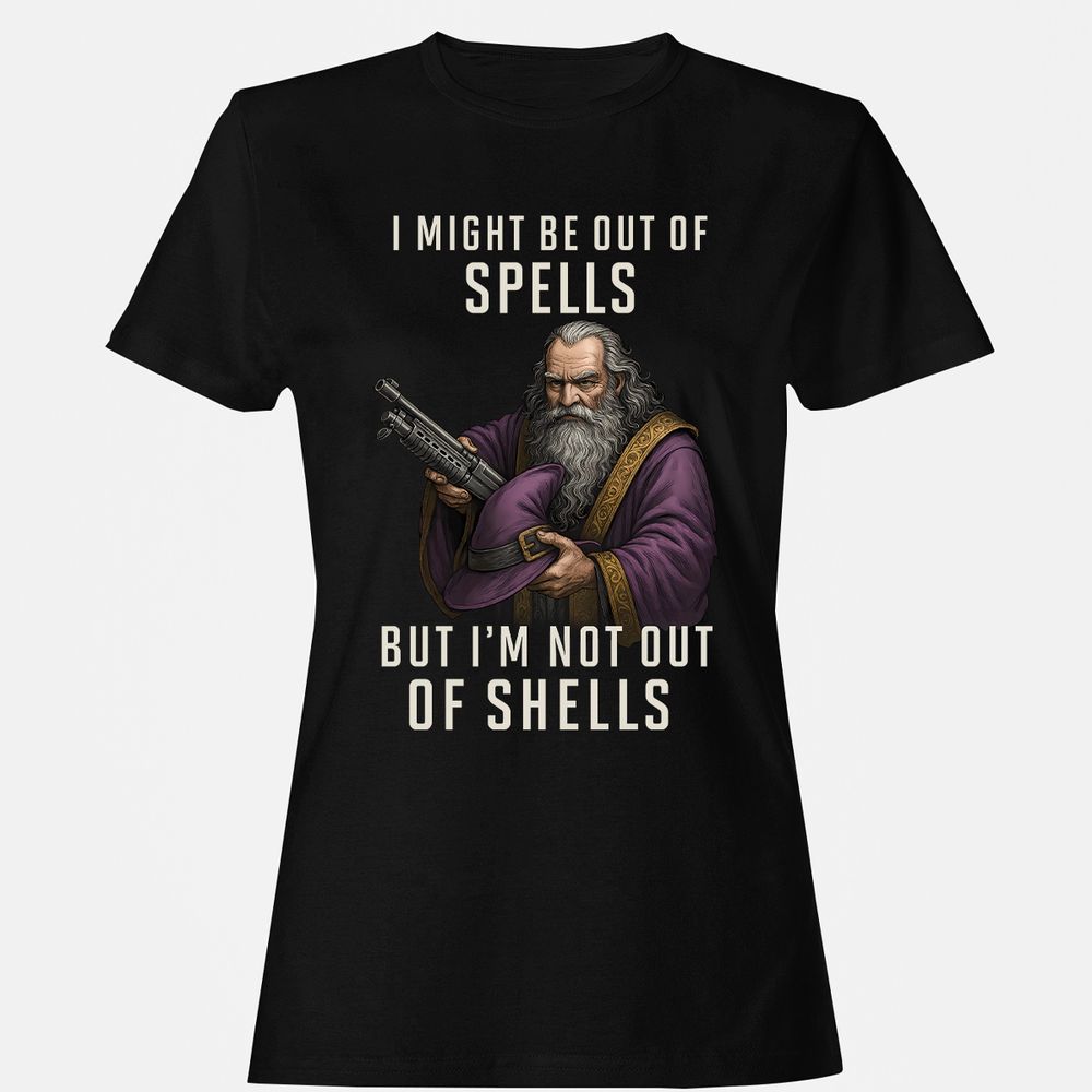 Not Out Of Shells Women's T-Shirt - Black - 1
