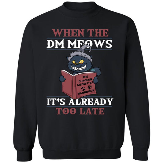 When The DM Meow Classic Unisex Sweatshirt - Black - 1