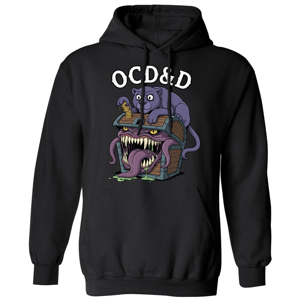 OCD&D Classic Unisex Hoodie - Black - 1