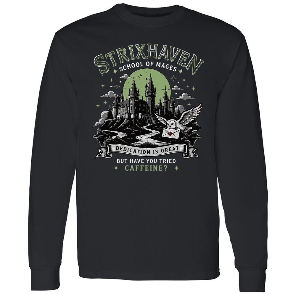Strixhaven - School Of Mages Long Sleeve T-Shirt - Black - 1