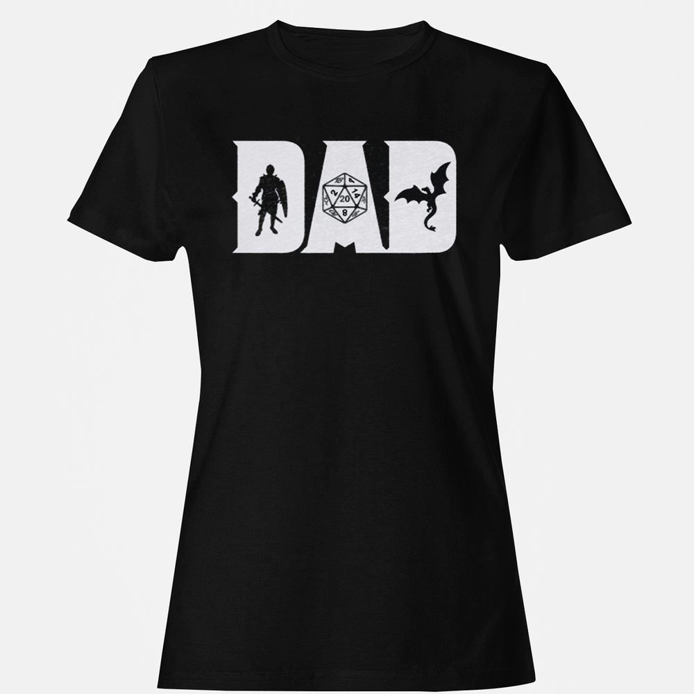 Dad Fathers Day Women's T-Shirt - Black - 1