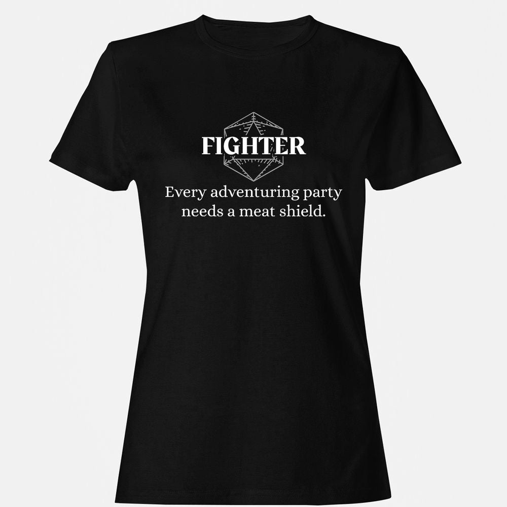 Fighter – Every Party Needs A Meat Shield Women's T-Shirt - Black - 1