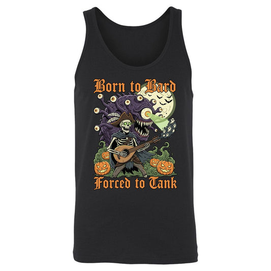 Born to Bard – Forced to Tank Unisex Jersey Tank - Black - 1