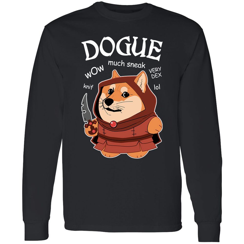 Dogue Class Long Sleeve T-Shirt - Black - 1