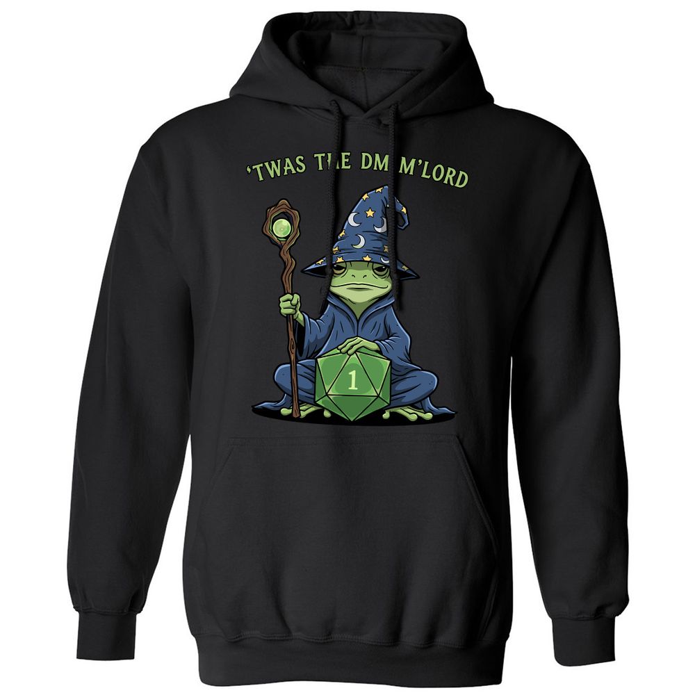 Twas the DM M’lord Classic Unisex Hoodie - Black - 1