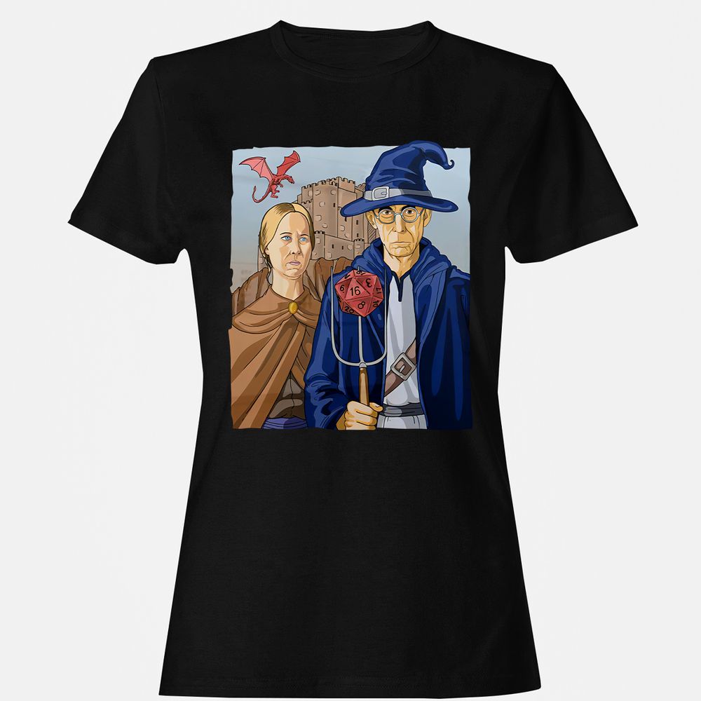 DnD Gothic Women's T-Shirt - Black - 1