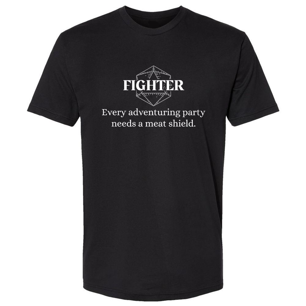 Fighter – Every Party Needs A Meat Shield Premium Unisex T-Shirt - Black - 1