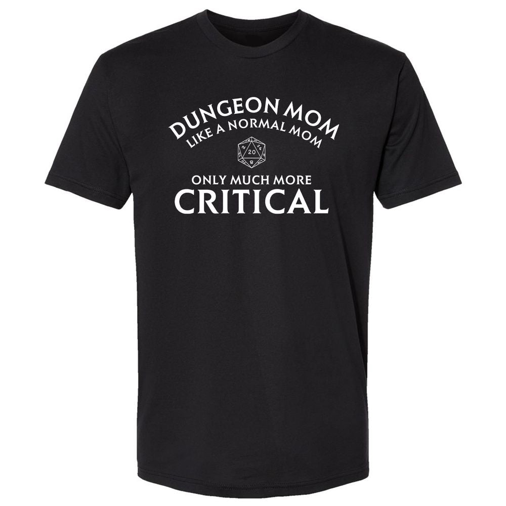 Dungeon Mom Normal Mom Premium Unisex T-Shirt - Black - 1