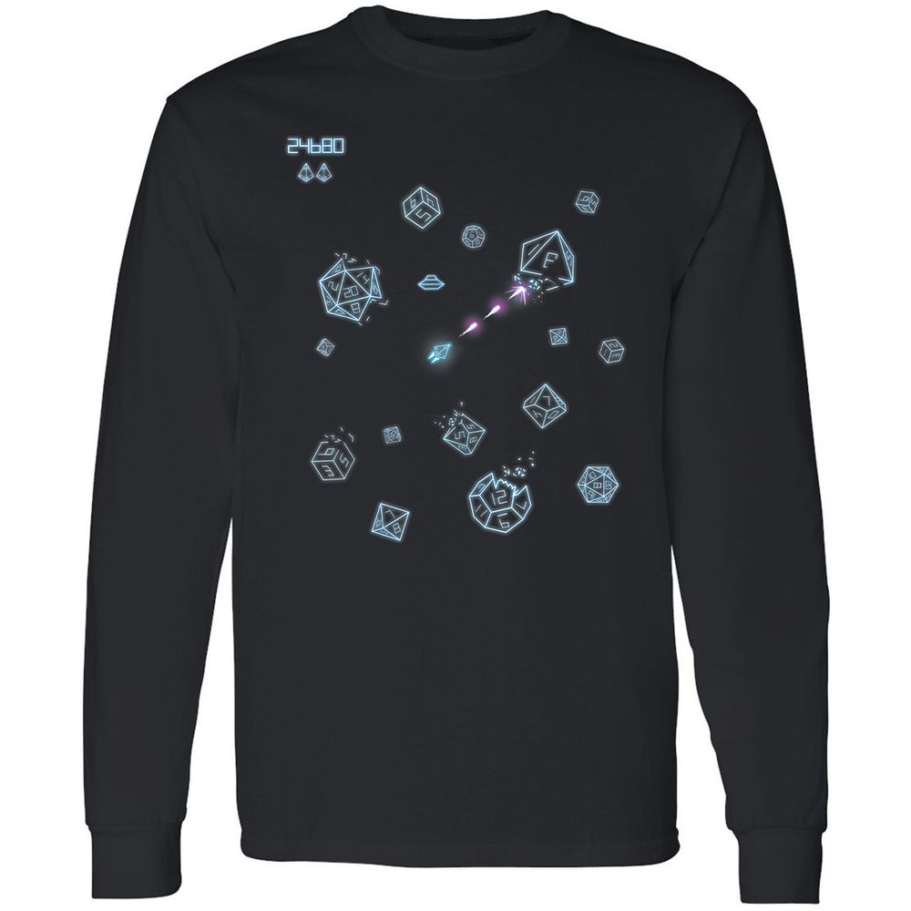 The Dices Game Long Sleeve T-Shirt - Black - 1