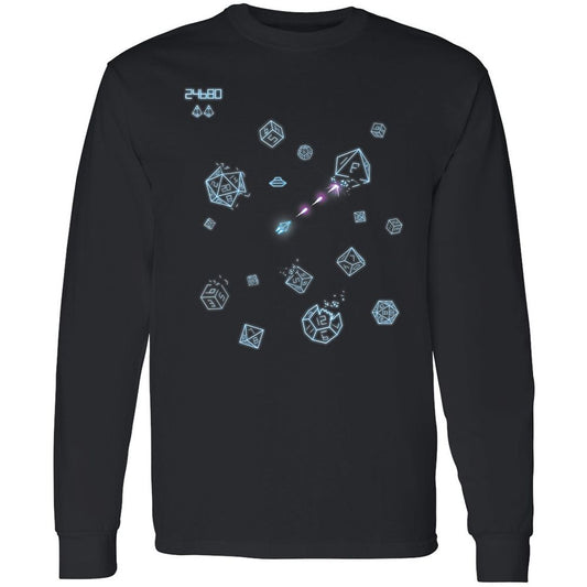 The Dices Game Long Sleeve T-Shirt - Black - 1