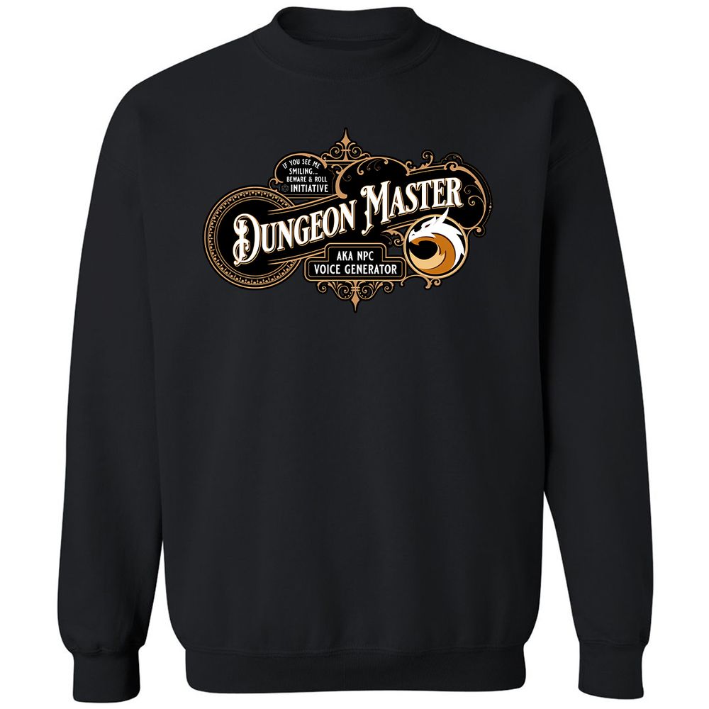 Dungeon Master Classic Unisex Sweatshirt - Black - 1