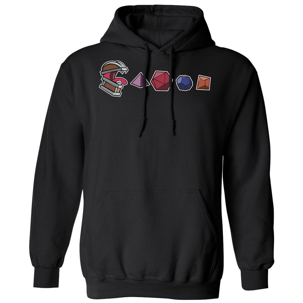 Mimic And Dices Classic Unisex Hoodie - Black - 1