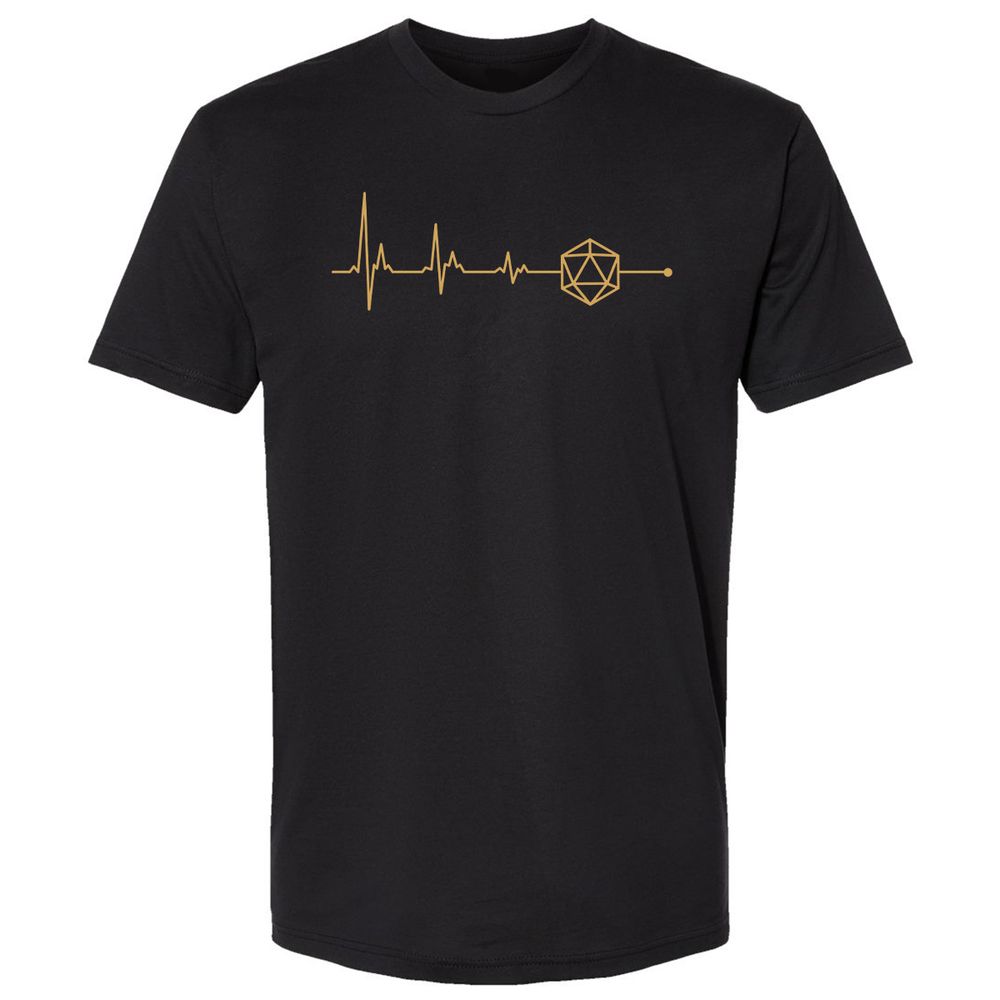 D20 Dice Is My Life Premium Unisex T-Shirt - Black - 1