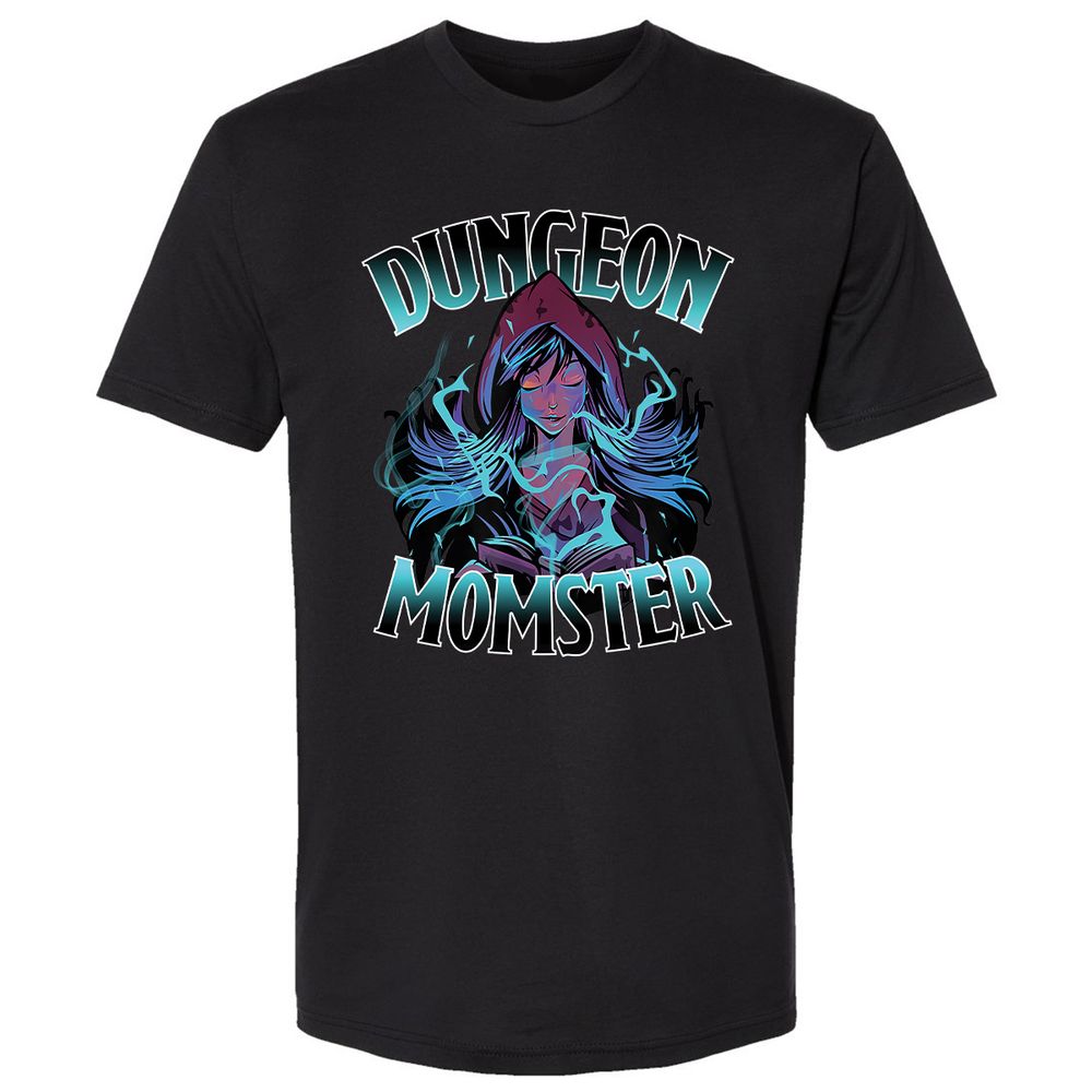 Dungeon Momster Premium Unisex T-Shirt - Black - 1